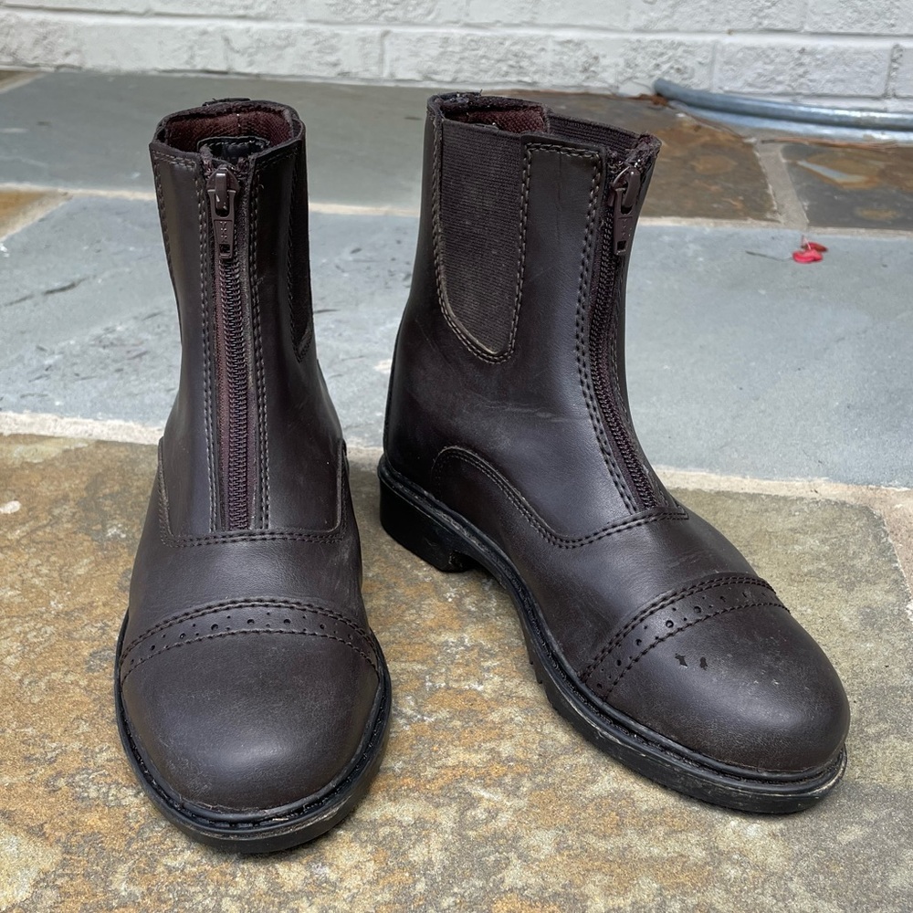 TuffRider Front Zip Paddock Boots